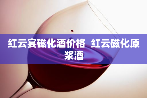 红云宴磁化酒价格  红云磁化原浆酒